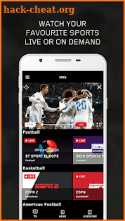 All Sports TV Live - Sport Television MNG screenshot