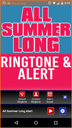 All Summer Long Ringtone screenshot