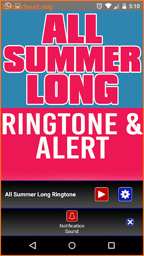 All Summer Long Ringtone screenshot