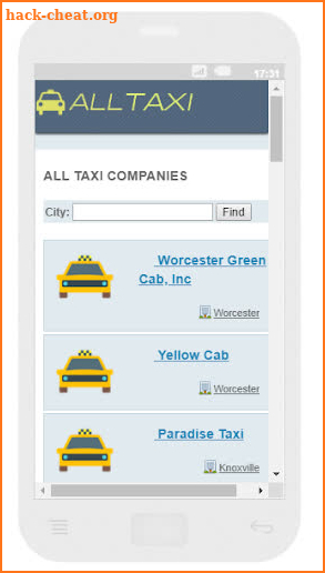 All taxi USA screenshot