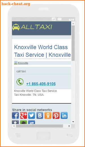 All taxi USA screenshot