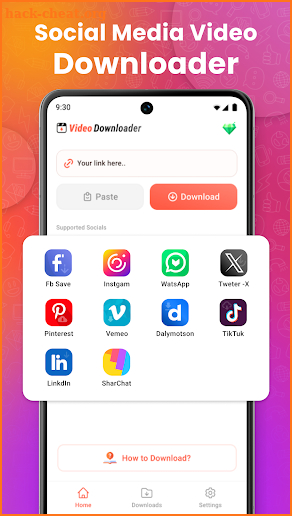 All video downloader and saver screenshot