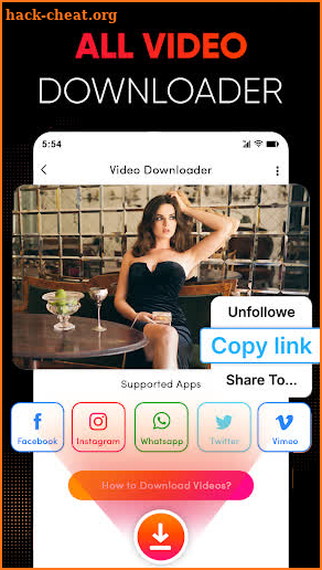 All Video Downloader HD App screenshot