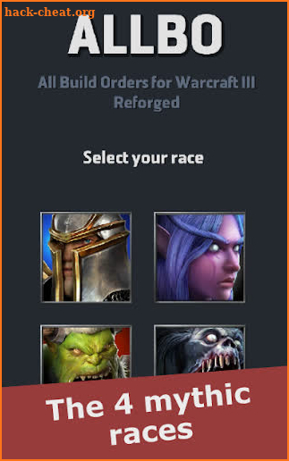ALLBO - Warcraft 3 Reforged Build Orders Guide screenshot