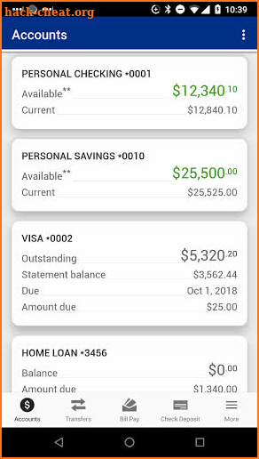 Allegiance Credit Union Mobile screenshot