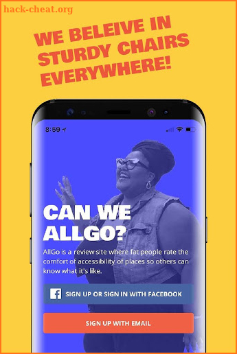 AllGo - A Plus Size Review App screenshot