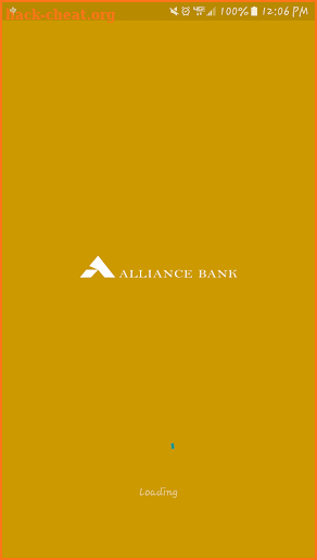 Alliance Bank screenshot