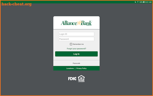 Alliance Bank Mobile screenshot