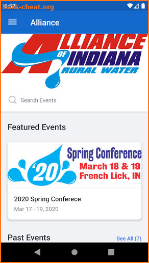 Alliance Conference Mobile App screenshot