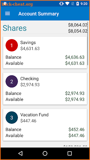 Alliance CU Mobile Banking screenshot