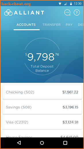 Alliant Mobile Banking screenshot