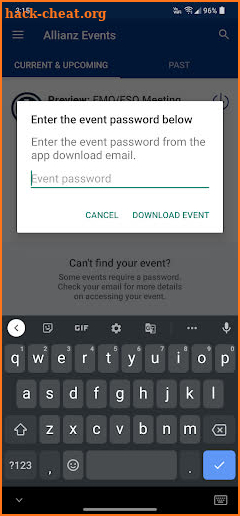 Allianz Life Events screenshot