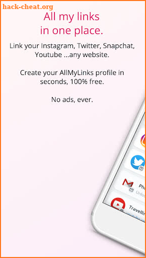 AllMyLinks: All my links in one place screenshot