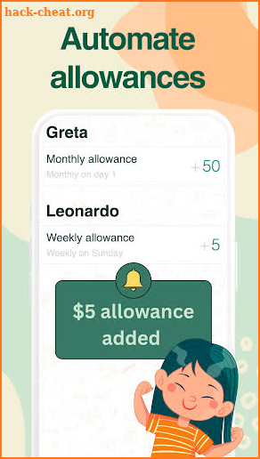 Allowance tracker: Bomad screenshot