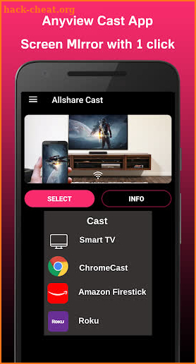 Allshare Cast: Miracast For Android To TV Display screenshot