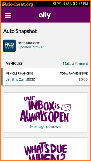 Ally Auto Mobile Pay screenshot