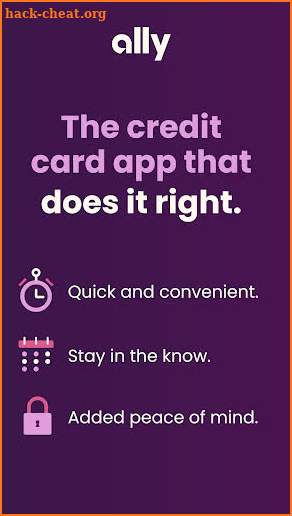 Ally Credit Card screenshot