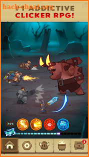 Almost a Hero - RPG Clicker Game with Upgrades screenshot