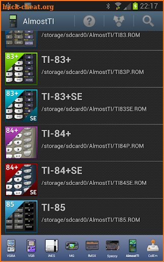 AlmostTI - TI Calc Emulator screenshot