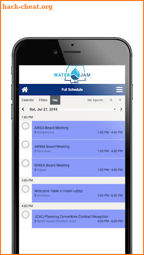 AL/MS WaterJAM Conference App screenshot
