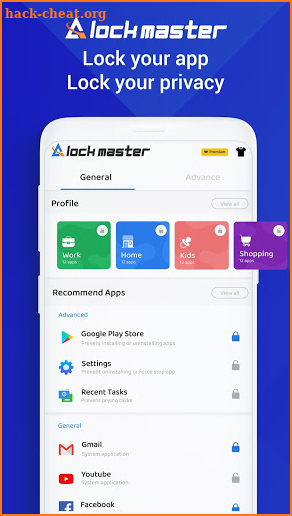ALOCK Master: App Lock, Fingerprint Lock, Password screenshot