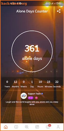 Alone Days Counter screenshot
