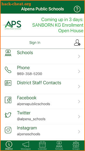 Alpena Public Schools screenshot