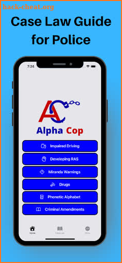 Alpha Cop - Case Law Guide screenshot