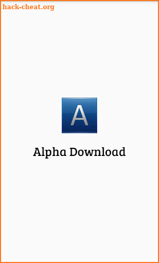 Alpha Download screenshot