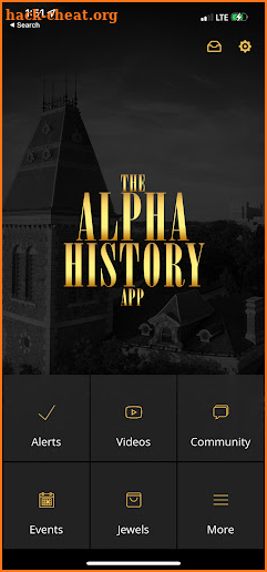 Alpha History App screenshot