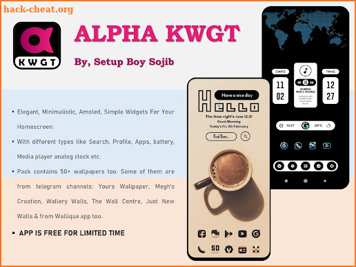 Alpha KWGT screenshot