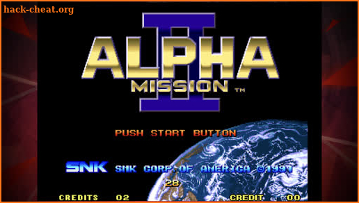 ALPHA MISSION II ACA NEOGEO screenshot