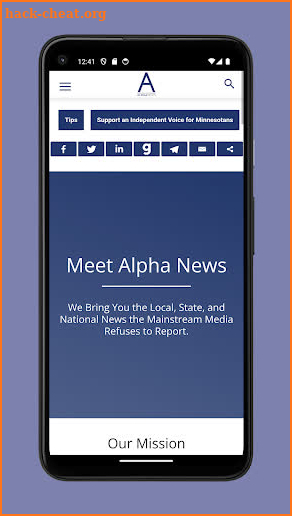 Alpha News screenshot