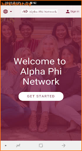Alpha Phi Network screenshot