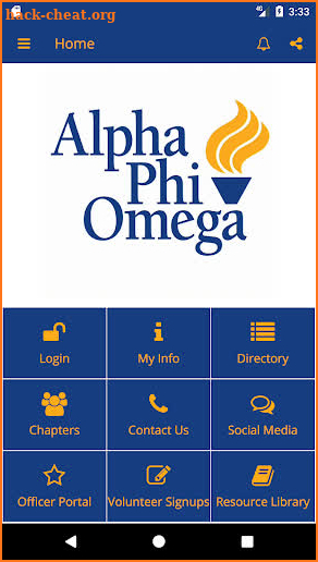 Alpha Phi Omega screenshot