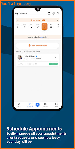 Alpha Pro Appointment Booking screenshot