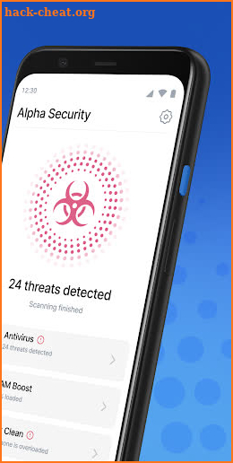 Alpha Security: Antivirus screenshot