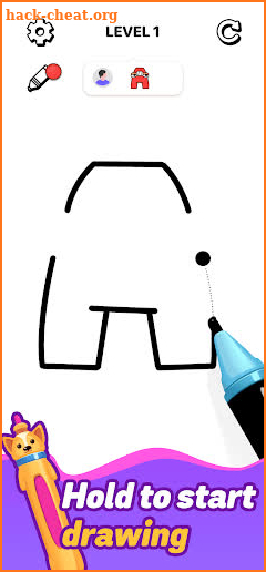 Alphabet Color Drawing screenshot