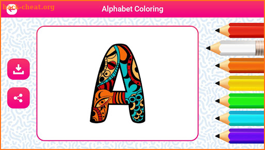 Alphabet Coloring Pages For KIDS:Coloring Master screenshot