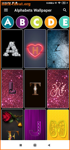 Alphabet Letter Wallpaper HD screenshot