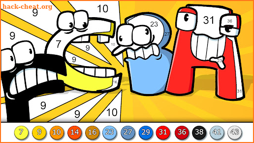 Alphabet Lore Coloring screenshot