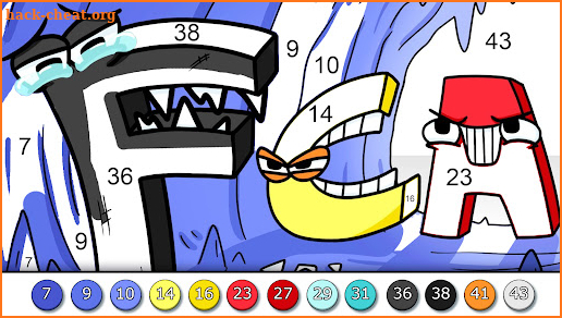 Alphabet Lore Coloring screenshot