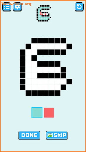 Alphabet Pixel Coloring screenshot