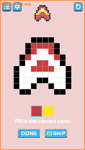 Alphabet Pixel Coloring screenshot
