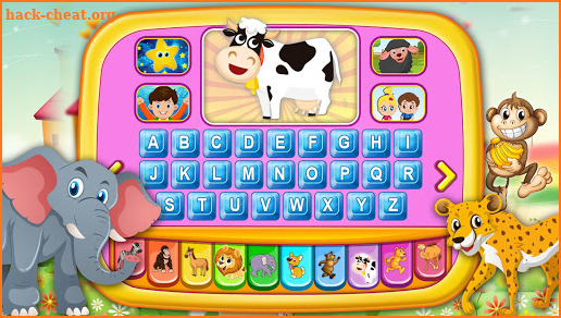 Alphabet Tablet - Piano,Animals,Toy Educational screenshot