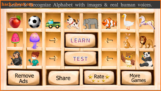 Alphabet Wooden Blocks Game | Learn ABC fun way screenshot