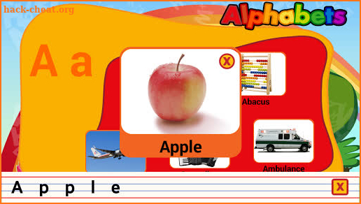 Alphabets for kids screenshot