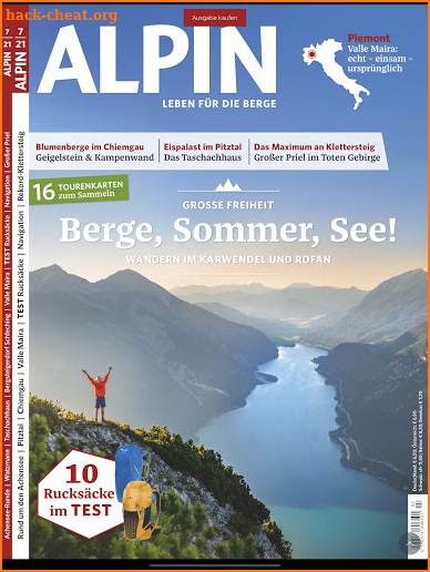 ALPIN eMagazine screenshot