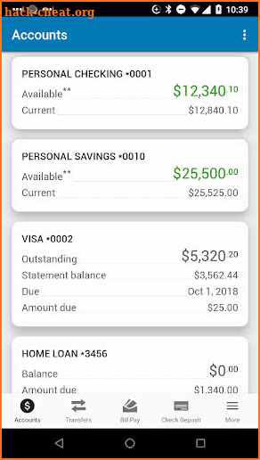 Alta Vista Credit Union screenshot