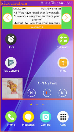 Alternate Music Widget screenshot